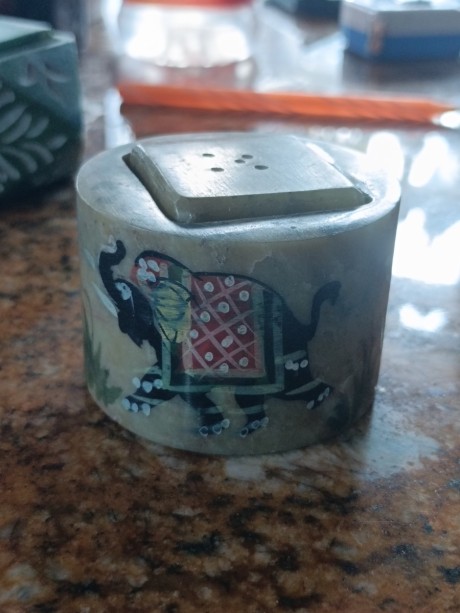 Marble candle stand