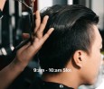 Hair cut - 9:am to 9:30 am slot -men