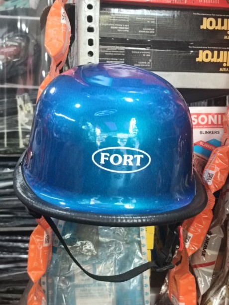 Blue helmet