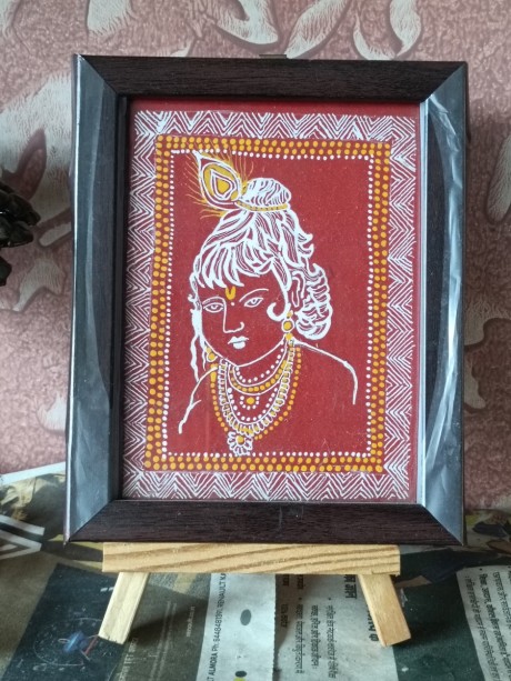 Krishna handmade painting