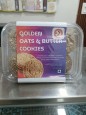 Golden oats and butter cookies
