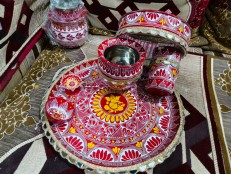 Karwachauth set// pooja thaali