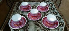 Tea cup set with saucer