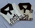 Women’s White Contrast Collar Graphic Polo Crop Top