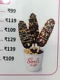 Frozen banana pop